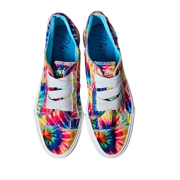 Blowfish Malibu's Marlo Tie Dye Multi Slip On Canvas Sneaker Shoe - Picture 7 of 9